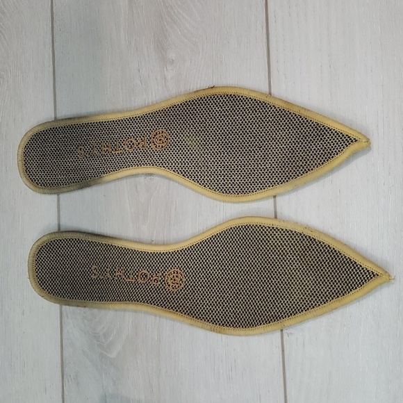 Rothy’s Womens Licorice Pointed Retired Toe Flats Loafer Ballet shoes sz 10 - Picture 11 of 16